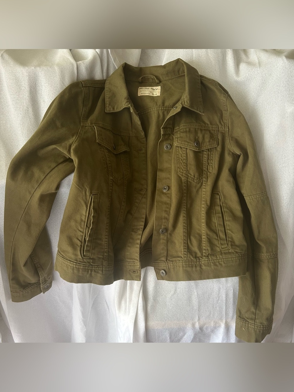 We the free green Jean jacket